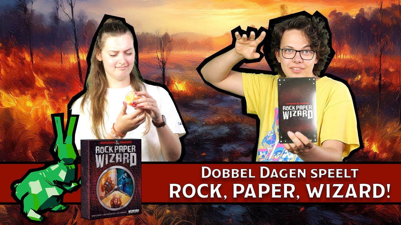Dobbel Dagen speelt ROCK, PAPER, WIZARD!