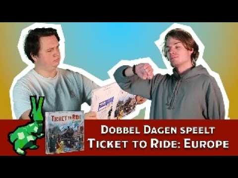 Dobbel Dagen speelt: TICKET TO RIDE: EUROPE
