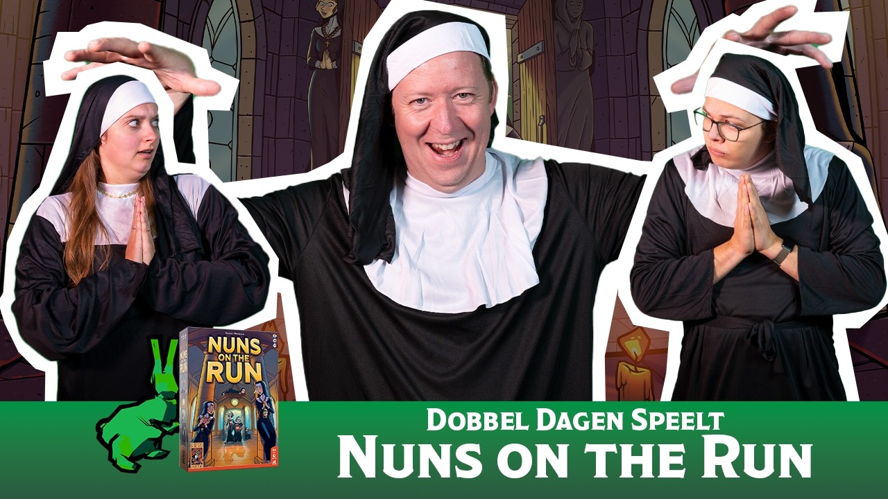 Nuns on the Run | Dobbel Dagen speelt bordspellen met @999Games
