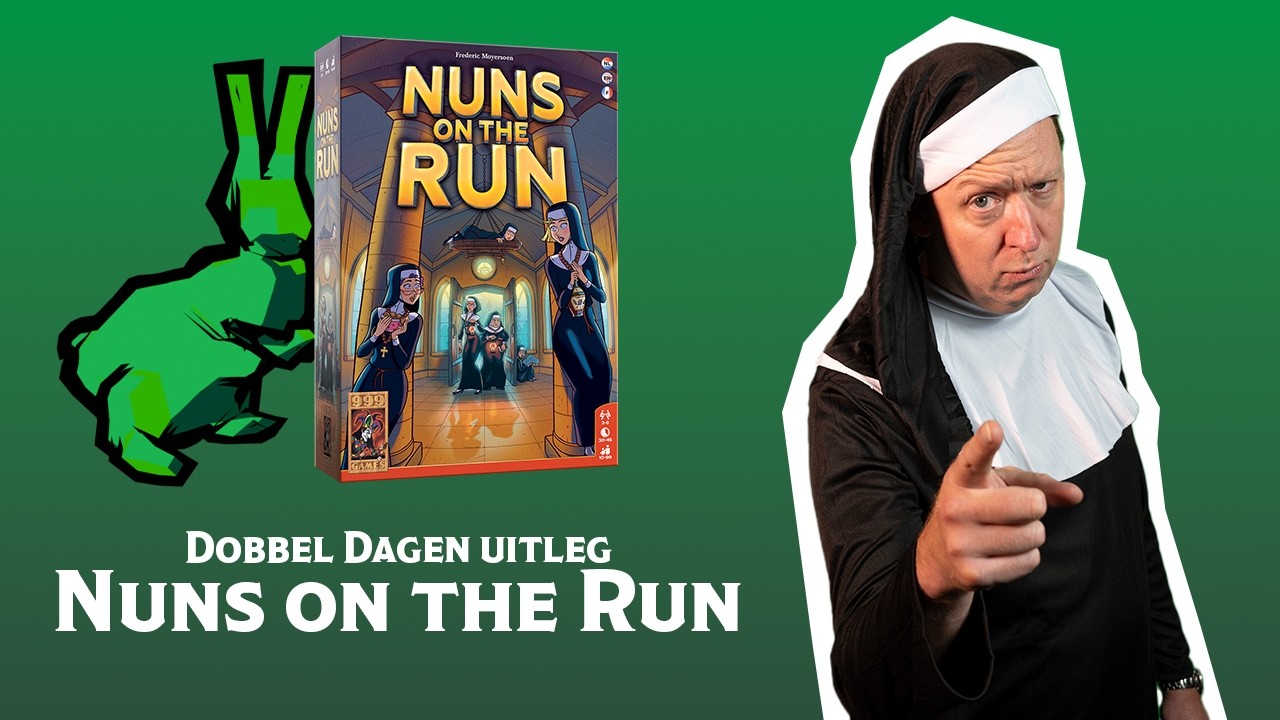 Dobbel Dagen speluitleg Nuns on the Run – Door Bert van @999Games